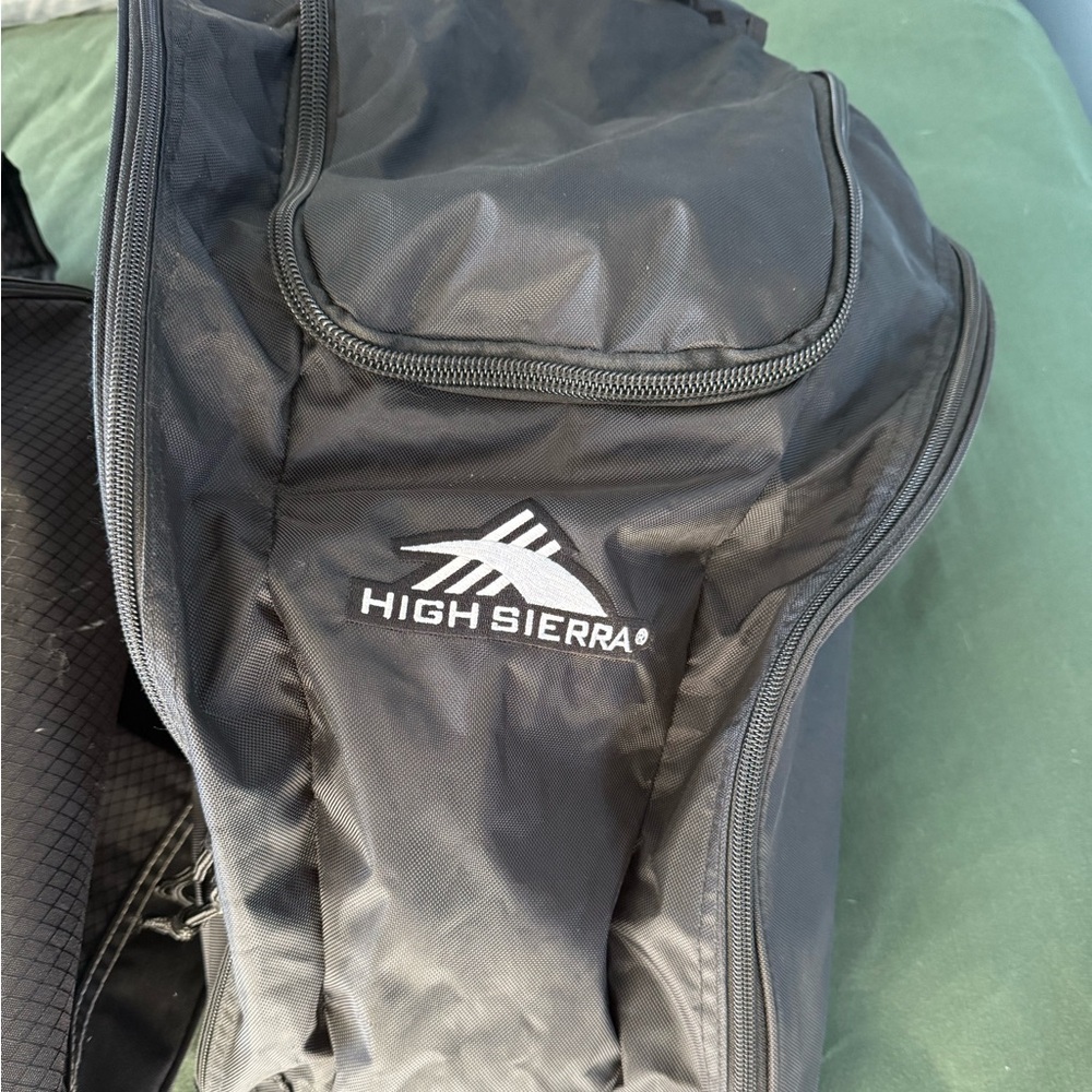 High Sierra Black Ski boot bags.